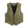 Y2K Versatile Summer Sleeveless Vest Women's Slim Fitting Vest Street Fashion