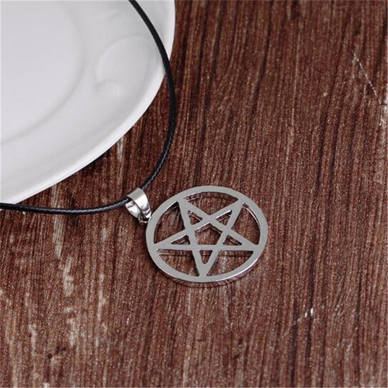 Přívěsek Pentagram Pentakl Náhrdelník pro Muže Ženy Šperky Doplňky