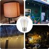 10Pack 5V S14 Filament Bulb Solar String Lights E27 E261W Warm White LED Light Bulbs with PC Cover