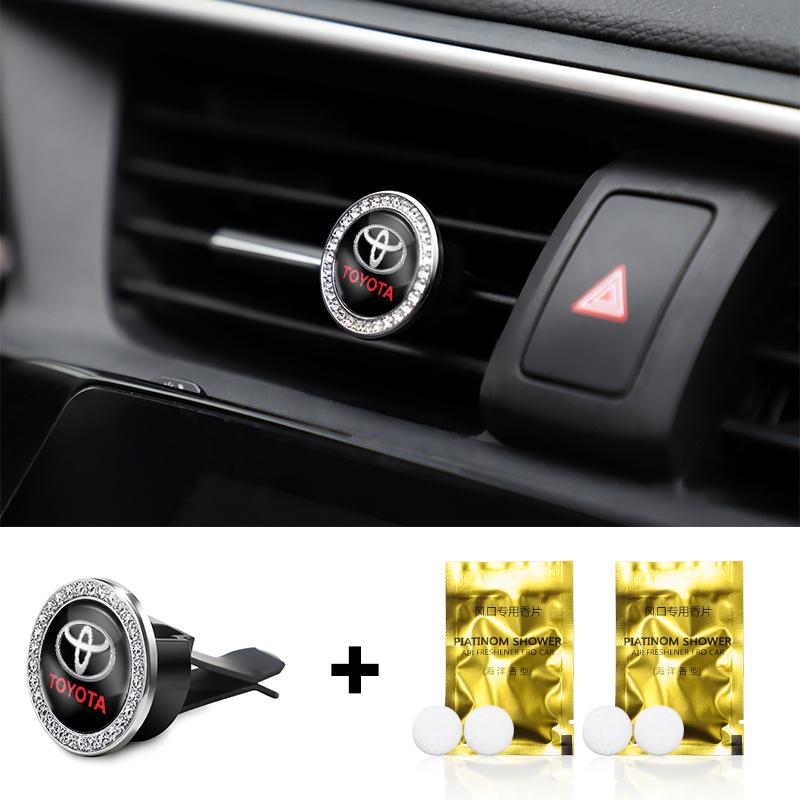 For Toyota Hilux Aygo Yaris Ractis Corolla Camry CHR Auris Keychain Car Air Freshener Auto Accessories Interior Perfume Diffuser