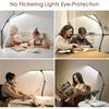 There-Head LED Eye Protect Clip Desk Lamp with Remote Control Architect Table Lamp Stepless Dimming Ultra-bright Office PC Lamp