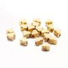 200pcs/Lot Gold Silver Color CCB Beads Heart Shape Loose Spacer Beads for Jewelry Making Findings DIY Bracelet Neklace Accessory