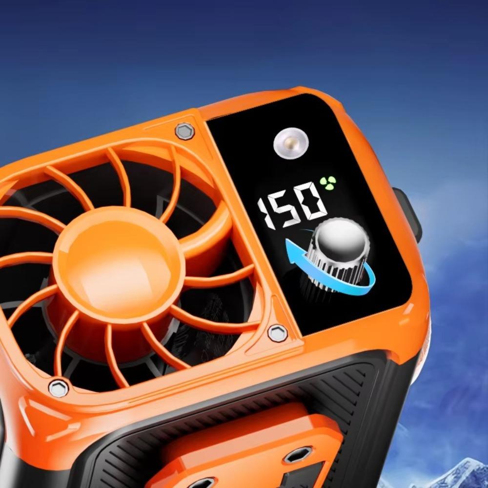 150 Gear Outdoor Camping Fan Portable Cooling Tools Waist-mounted Fan Construction Site