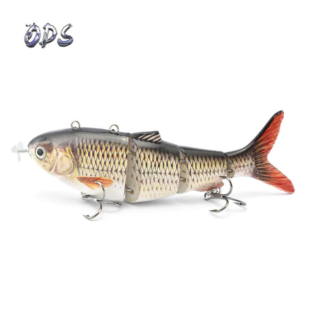 Rechargeable 130mm 42g Automatic Swimming Electronic Fish Lure Bait Smart Plastic Bait for Bottom Fishing