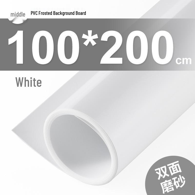White Frosted PVC Photography Background Board - Waterproof Gray Reflective Cloth