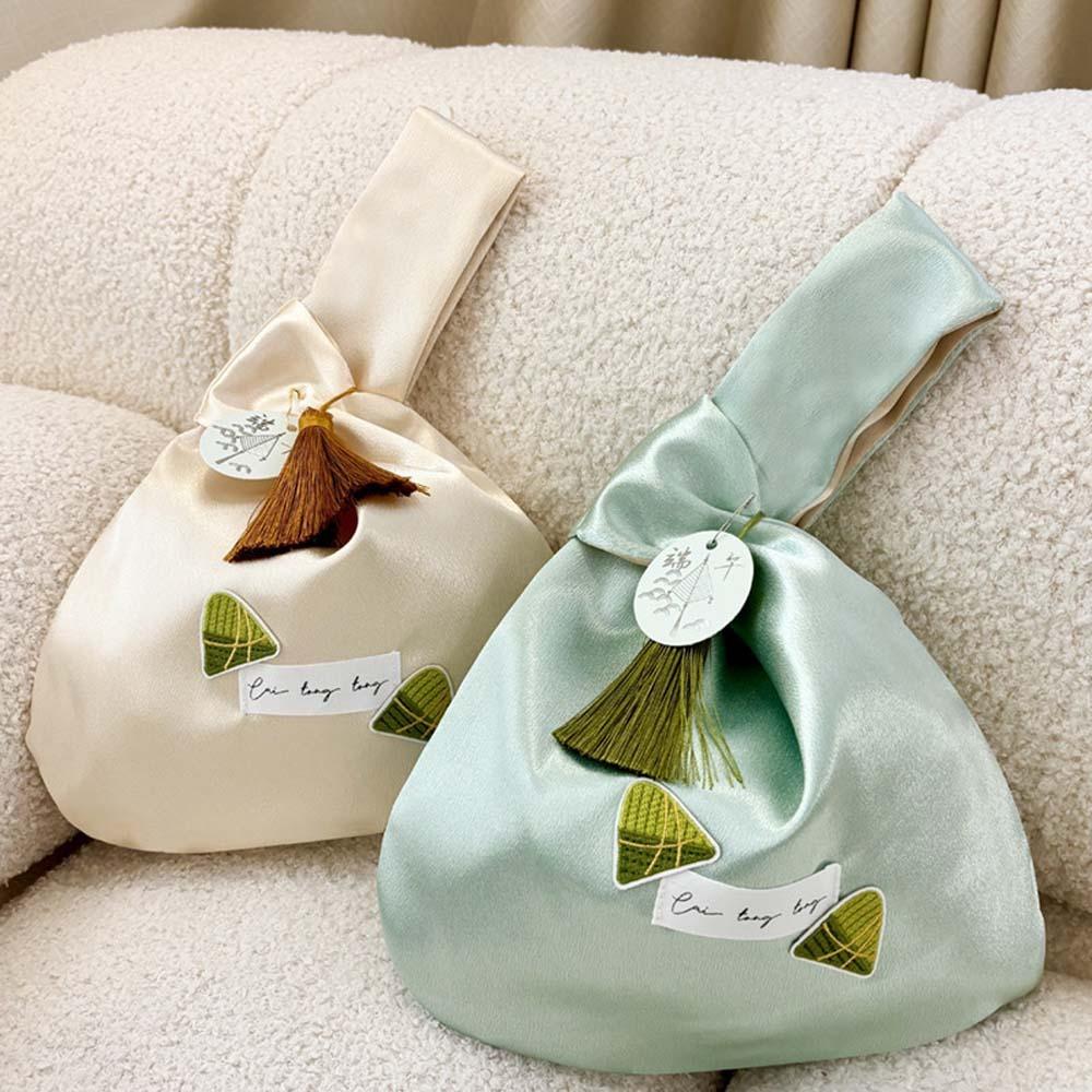 

Pin Loong Boat Festival Pouch Pendant New Chinese Style Handbag Satin Hand-held Pouch Party Style 7