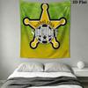FC Sheriff logo Wall Hanging Printed Fabric Blanket Decorative Tapestries for Bedroom Living Room Home Decor