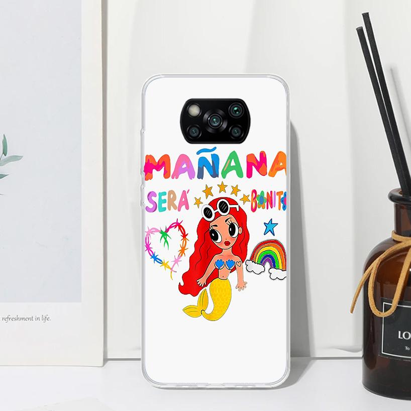 

Karolg M-Manana Sera B-Bonito Phone Case For Xiaomi Poco X7 X6 X5 M7 M8 Pro F7 Ultra Redmi 15C 15 13C 13 12C 12 10 10C 10A Art F Redmi 12C