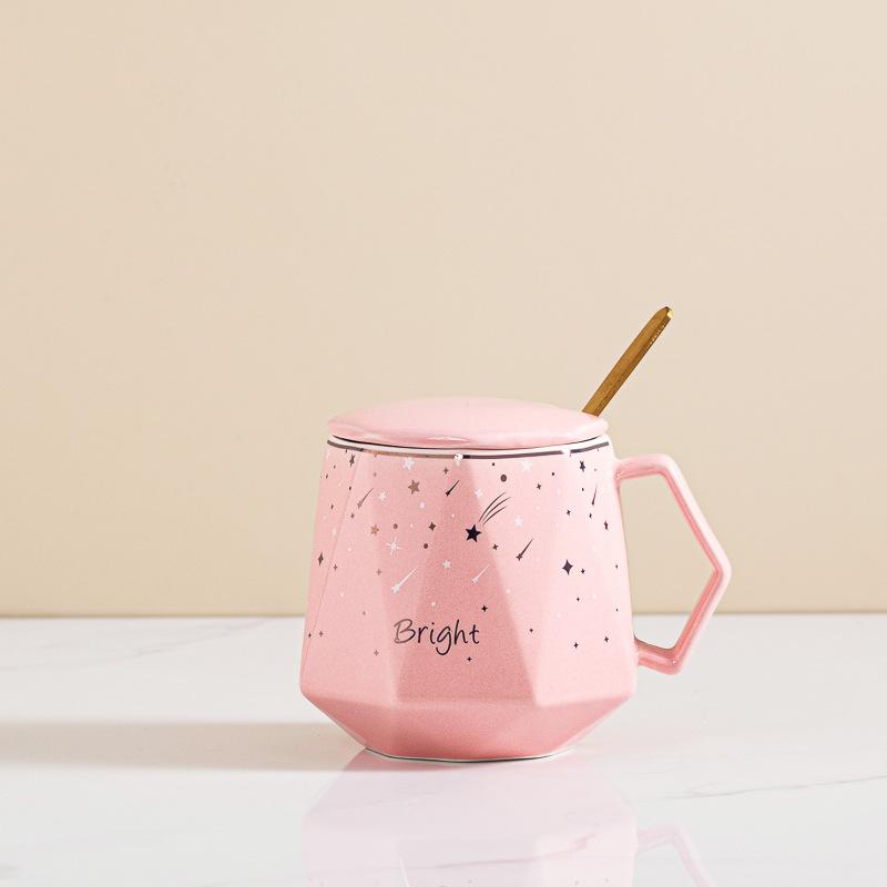 Simple fashion ceramic cup creative mug coffee cup couple cup gifts business souvenir