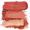 One Size By Patrick Starrr Cheek Clapper 3d Blush Trio Palette Freaky Peach Bright Peach Coral Trio