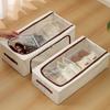 New Foldable Shoe Storage Box Under the Bed Dustproof Shoe Basket Steel Frame Large Capacity Shoe Box Home