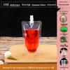 Disposable Transparent Spout Bag for Soy Milk, Chinese Medicine, Soup, or Beverages - Self-Standing and Convenient for Takeaway