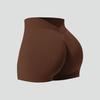 Pantaloncini da Yoga Senza Cuciture a Vita a V da Donna - Controllo Pancia, Asciugatura Rapida, Costolati, Sollevamento Glutei Pantaloni Fitness