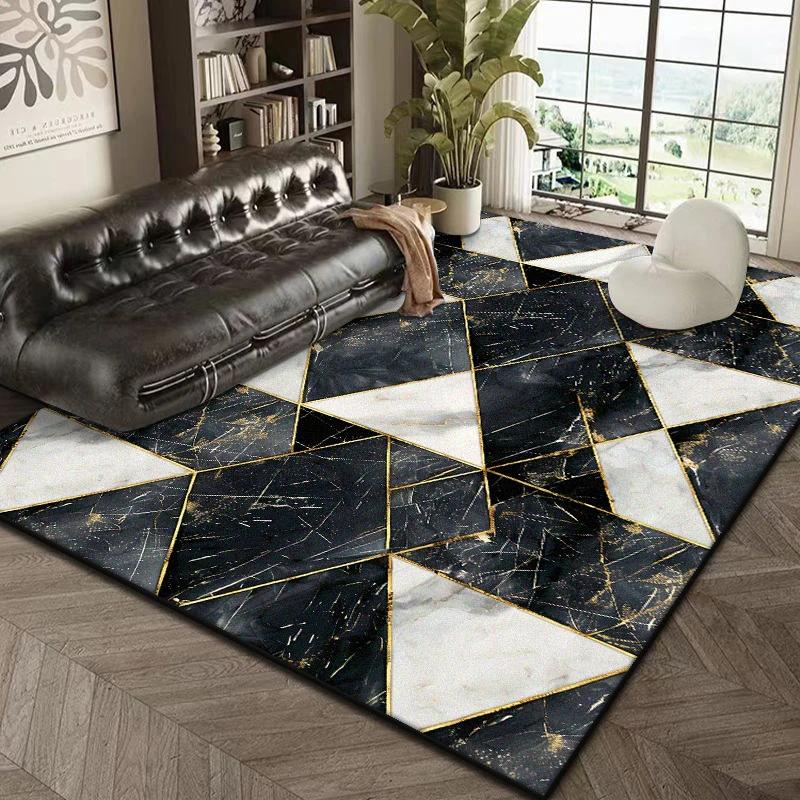 Modern Non-slip Large Living Room Rug GREEN Decoration Home Bedroom Carpet Large Area Baby Crawling Mat Soft Easy Cleaning