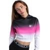 SikSilk Womens/Ladies Fade Crop Hoodie