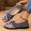 Women's shoes spring large size breathable cloth shoes soft sole wear-resistant women's single shoes light and comfortable casual shoes