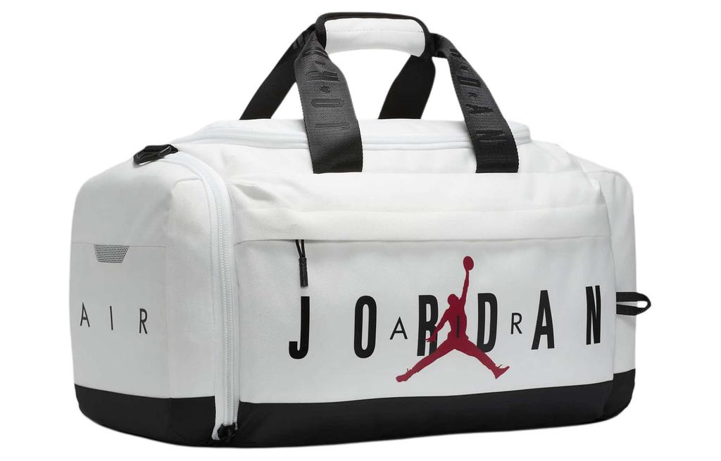 Jordan Polyester Handbag, Shoulder Bag, Crossbody Bag, Travel Bag Unisex White SM0920-001