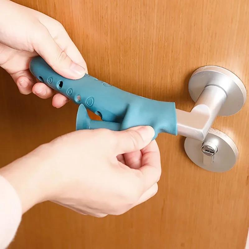 Silicone Door Handle Protector Anti-Collision Knob Cover Kids Safety Guard For Bedroom Living Room Household Use