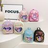 Kuromi Cartoon Pattern Backpack With Glitter Sequin For Kindergarten Kids