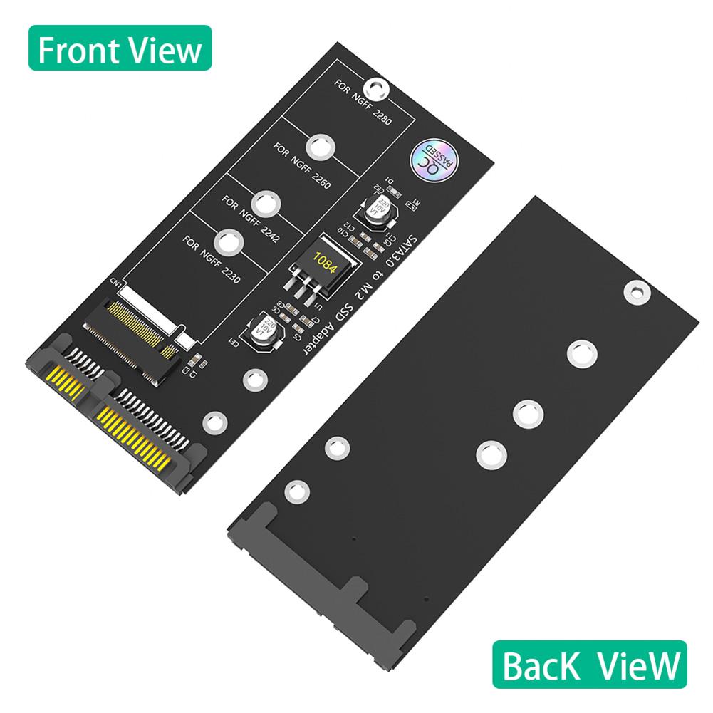 M.2 Key B SSD To SATA 2.5 Adapter for NGFF M.2 2280 2260 2242 2230 SSD Large IC (Not for M.2 NVME)