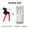 Automatic Zip Tensioning Tool Cable Ties Plier Cable Ties Guns Stainless Steel Hand Fastening Strap Cutting Wrap Tool Set