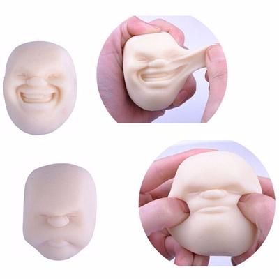 Silica Gel Human Face Emotion Vent Ball κούκλα για ενήλικες Παιχνίδια που ανακουφίζουν από το άγχος Παιχνίδι με μπάλα κατά του στρες