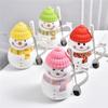 Cute Snowman Ceramic Mug Coffee Milk Couple Water Cup Christmas Winter Gift Girl Cup