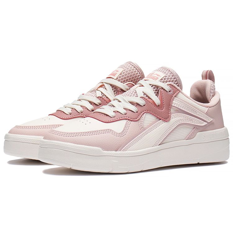 Li Ning We Wo Lite Fabric Synthetic Leather Comfortable Soft Classic Casual Non-Slip Wear-Resistant Lightweight Low-Top Skate Shoes AGCS098-5