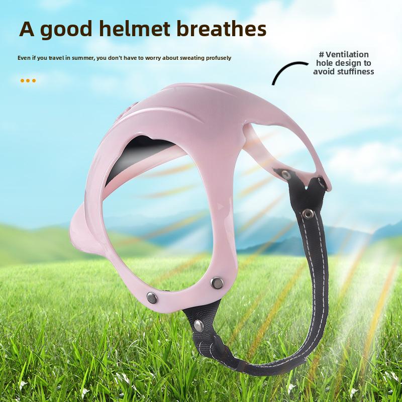 Pet Helmet Pink Dog Cat Motorcycle Pet Dog Motorcycle Sports Outdoor Pet Accessories Headwear
