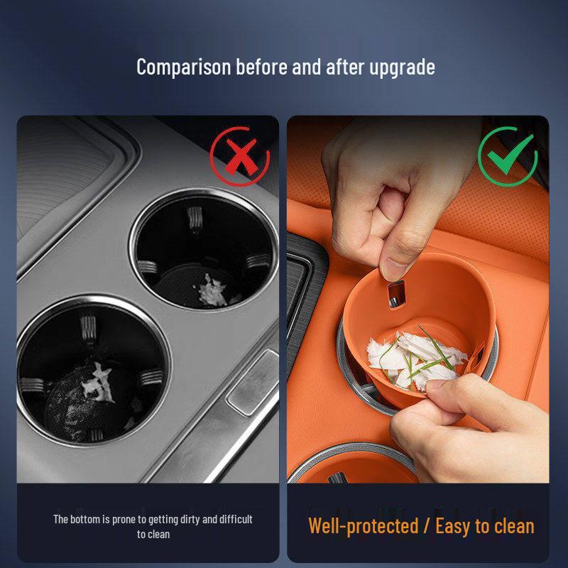 AITO M6 Silicone Cup Holder Mat - Protective Console Cover & Car Interior Decor Accessory