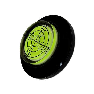 Niveau à bulle d'atelier 50 mm, base en plastique noir, bulle