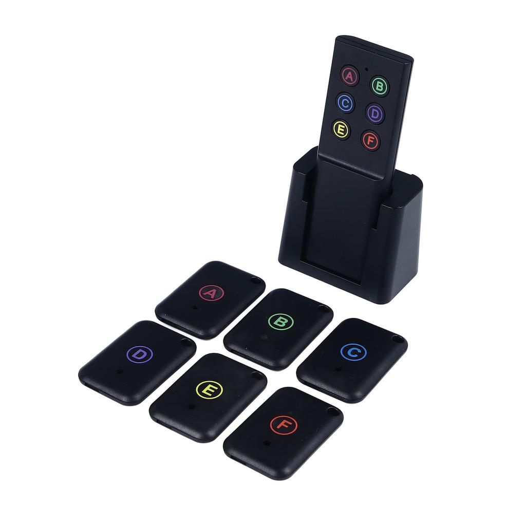 Key Finder 1 Transmitter 6 Receivers 433.92mhz Wireless Long Range 75 To 80dB High Volume Beep