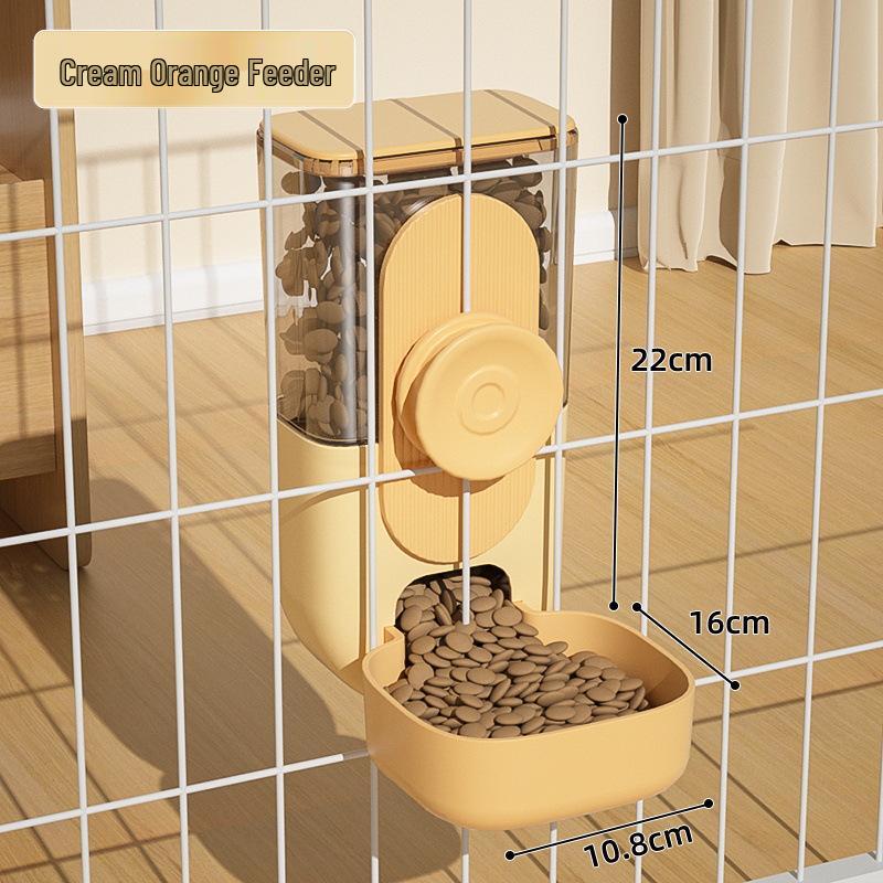 Hanging Pet Water Fountain and Feeder for Cats and Dogs
