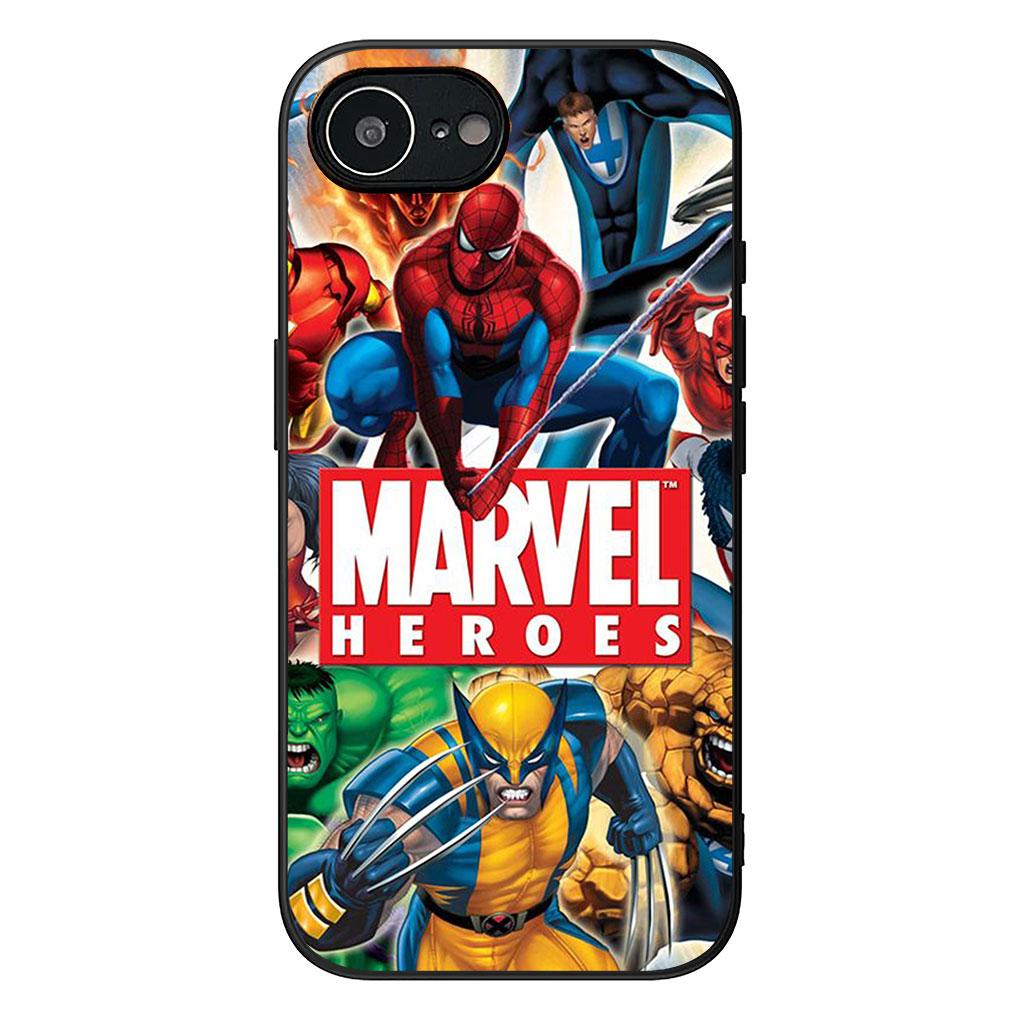 Soft Phone Cover for Xiaomi Redmi 15 9A 9C NFC 7A 9T Note 9 8 7 8T 15c A5 Case Superheroes Marvels Iron Man Avengers Casing