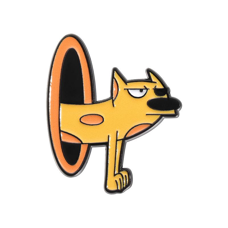 

Character Charming Cartoon Alloy Brooch For Stylish Winter Fashion Accessories QHXZ2743