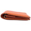 FUJITAKA [Excellent Condition] 677604 Chevre Full Leather Bifold Wallet Bifold Wallet with Coin Pocket OrangeUsed