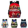 Roblox Double Layer Waterproof Backpack With Floral Print For Kids Perfect For School And Travel
