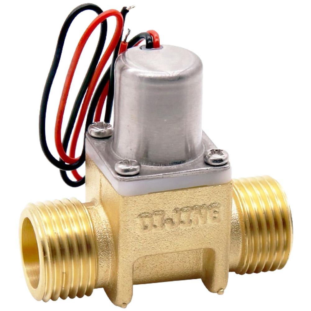Bistable Pulse Solenoid Valve Plastic for Water Control with Automatic Operation and G1 2 Inch Connection Suitable for Toilets