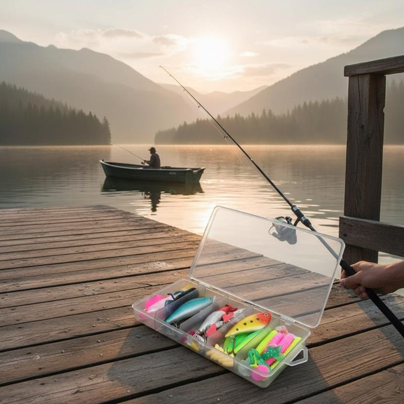 127/133pcs Fishing Accessory Lures Swim Baits Set Including Hook Storage Case for Enthusiasts Long Lasting Use