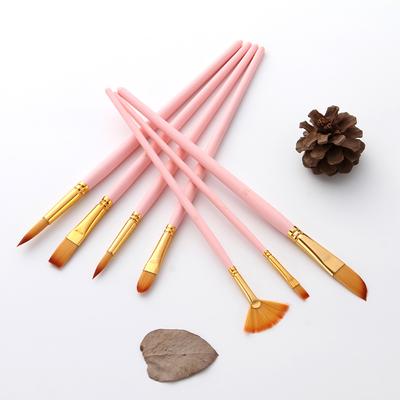 12-teiliges Pinselset mit mehreren Medien und Nylonhaaren für Künstler-Acryl-Aquarelle