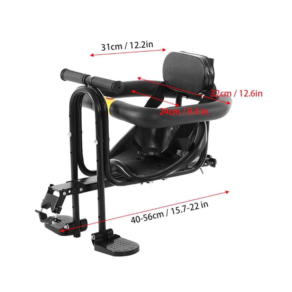 Kids Bike Seat Front Mount Child Bikes for Most of Adult Mountain Style A