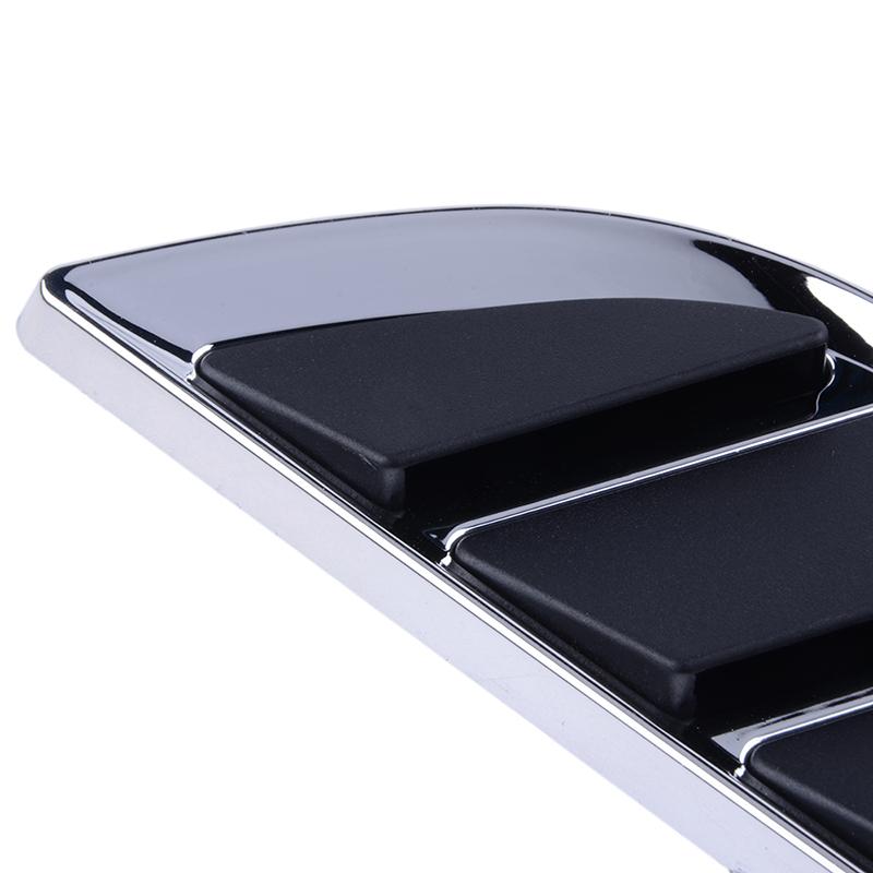 Carro rimando lateral pára-lama ventilação fluxo de ar spoiler corrida entrada saída grade guarnição asa capa tubarão guelra forma decoração