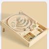 Wooden Pinball Machine Board Games Flipper Automat Mini Pinball Brain Teaser Pinball Table Game Party Social Adult Kids Toy Gift