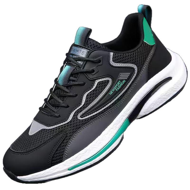 Men's shoes summer fly-woven mesh casual breathable shoes versatile shoes mesh fly-woven shoes hollow sports shoes men's running