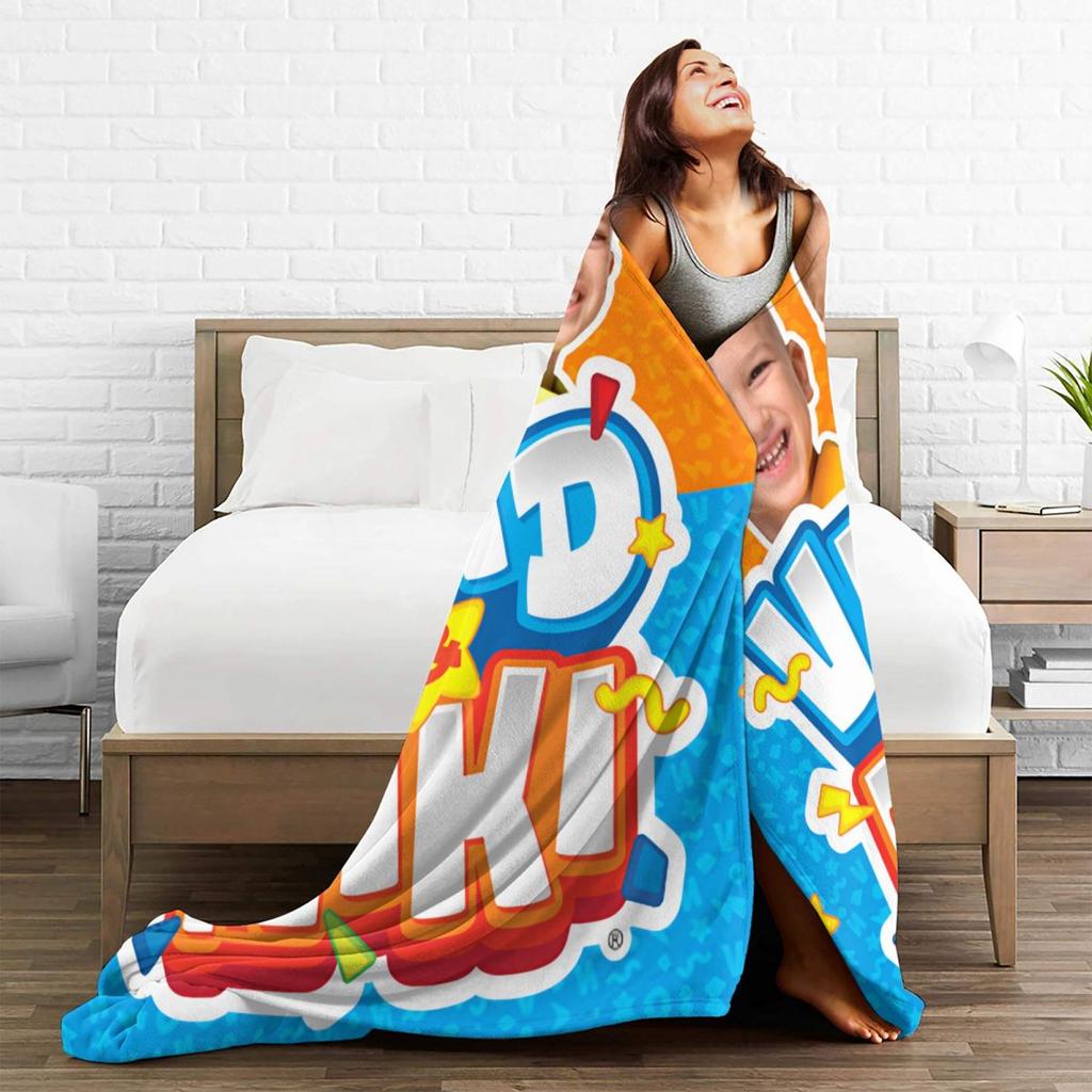 Vlad und Niki Niedliche Lustige Serie Decken Fleece Druck Multifunktion Ultra-Weiche Überwurfdecken für Sofa Bett Plüsch Dünne Steppdecke