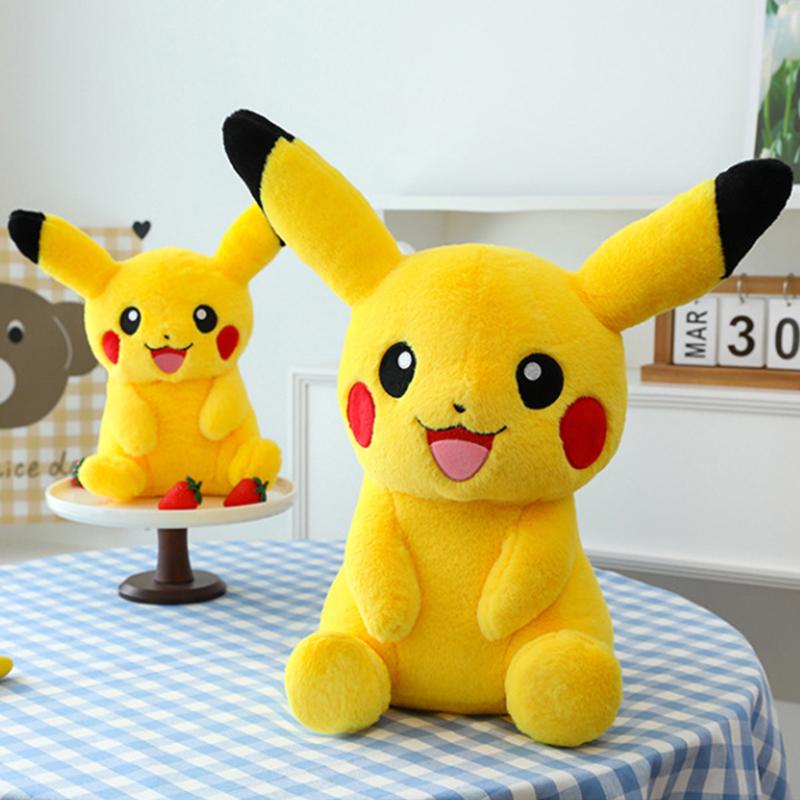 30-75Cm Big Pokmon Pikachu Plush Toy Cartoon Large Pikachu Plush Pillow Soft Stuffed Pokemon Pikachu Doll Kids Birthday Gifts