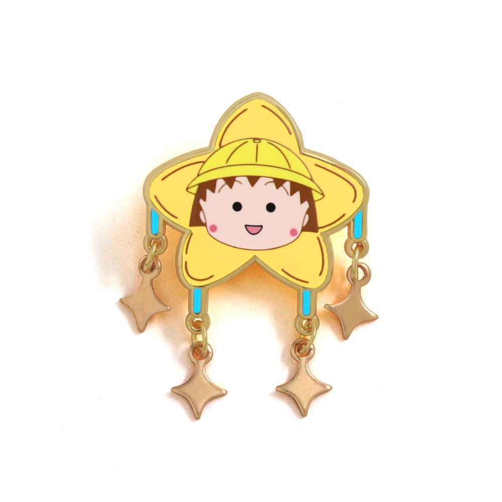 

Star Anime Character Brooch: Cute Cartoon Pendant for Backpack and Clothing Accessories