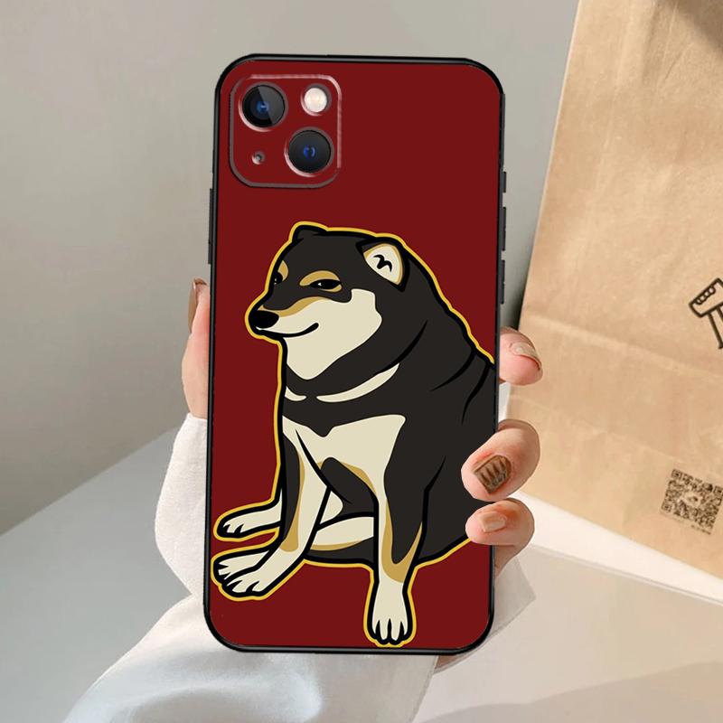 Cheems Doge Phone Case For iPhone 17 Air 16 15 14 13 12 11 Pro Max 12 13 Mini 15 16 Plus 16e Cover Coque