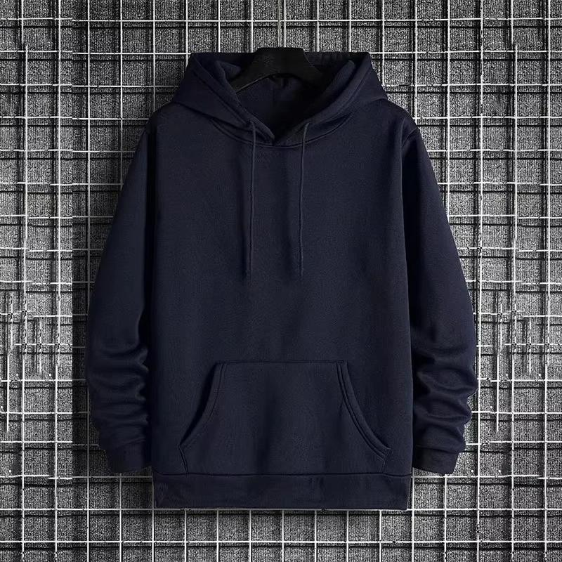 Neu in Herren Hoodies Einfarbig Lässige Sweatshirts Outdoor Sport Joggen Herren Kleidung Street Pullover Zuhause Langarm Tops