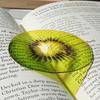 Refractive Color Acrylic Bookmark Funny Fruit Bookmark New Translucent Bookmark  Note Marker